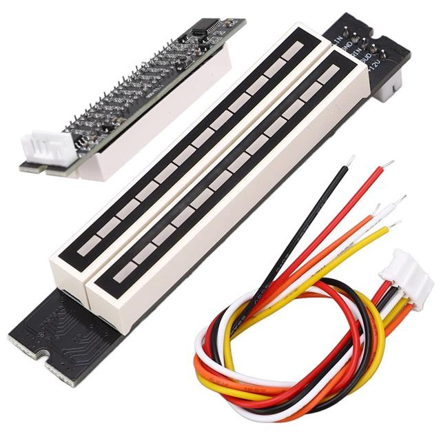 PM-26793 12Bit Led Müzik Seviyesi Gösterge Modülü Turuncu Kırmızı DC12Volt