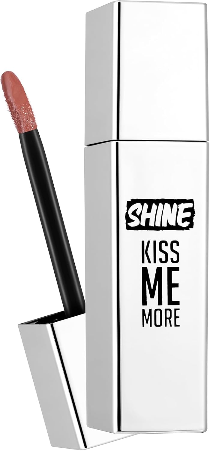 Kalıcı Parlak Likit Ruj (SÜTLÜ KAHVE) - Shine Kiss Me More Lls - 009 Coffee & Talk - 8682536083836