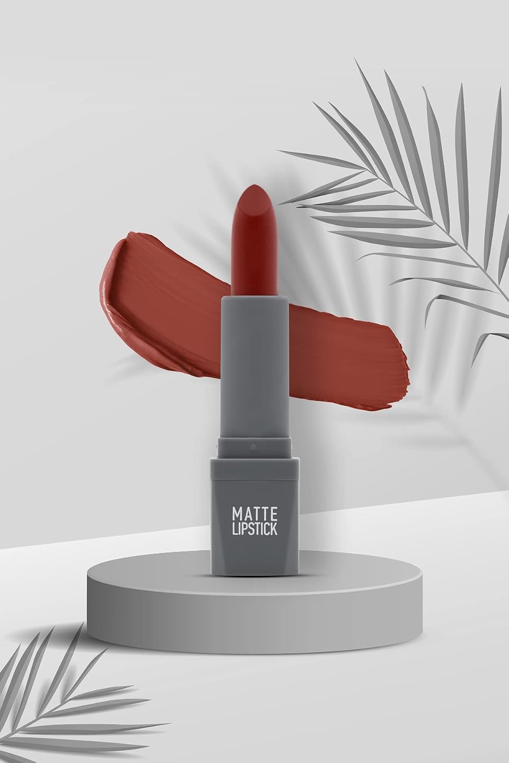 Yoğun Renk Veren Uzun Süre Kalıcı Nemlendirici Kadifemsi Mat Ruj - Matte Lipstick 411 Spicy Terracot