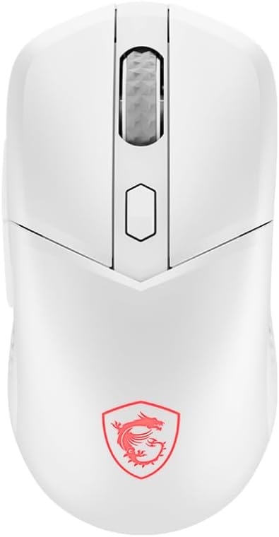 GG VERSA 300 ELITE WIRELESS WHITE 65 GRAM GAMING MOUSE 26000 DPI 1000 Hz / 1MS PIXART PAW-3395DM OMRON MICRO SWITCH RGB LED