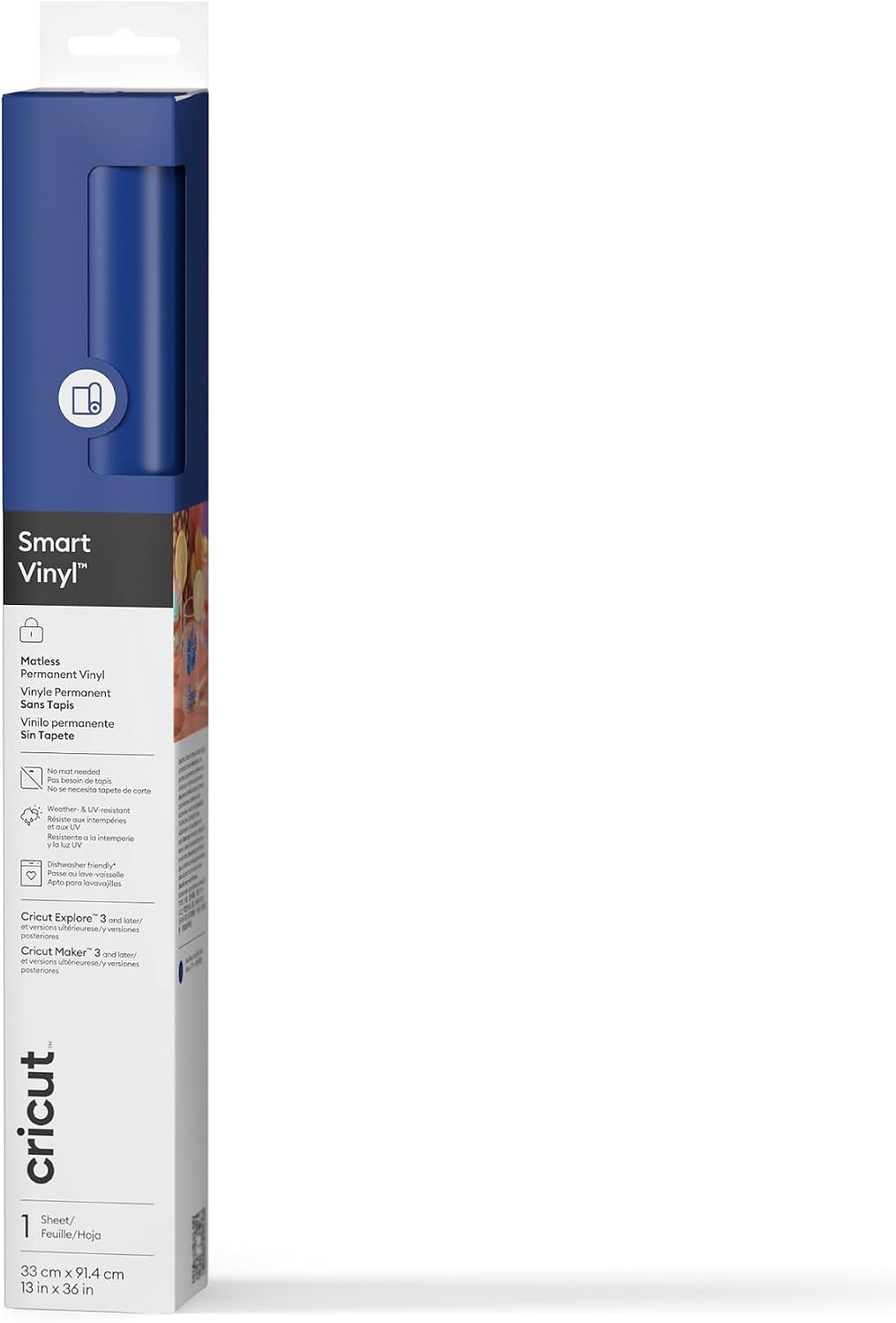 2011601 SMART VİNİL KALICI 33X91CM 1 SAYFA MAVİ