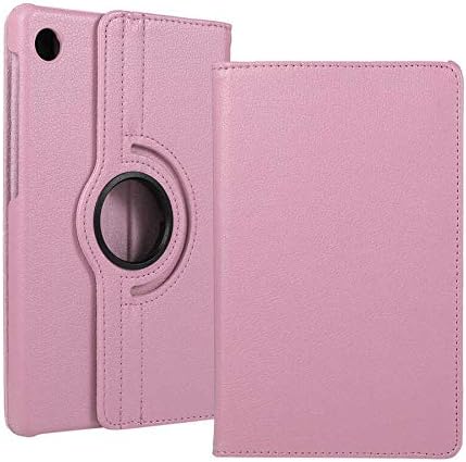Honor ile uyumlu Pad X8 Dönebilen Standlı Kılıf Pembe Açık