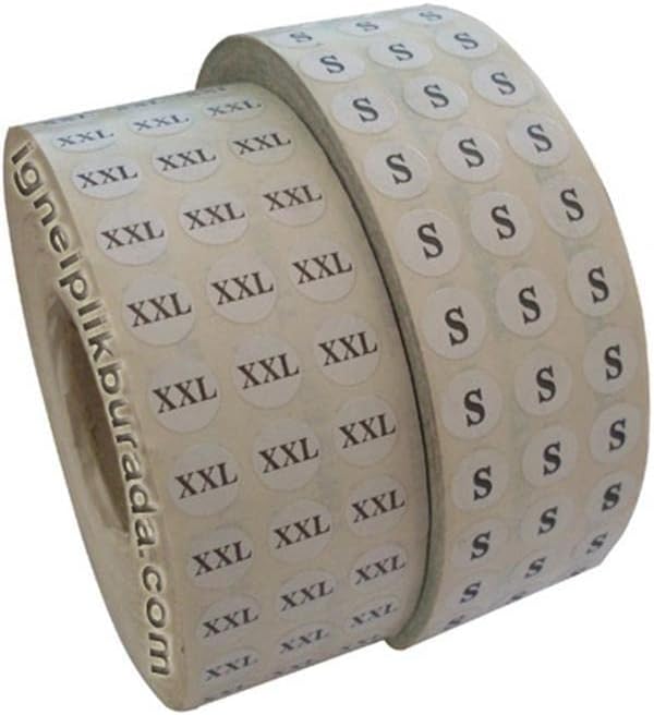 Beden Etiketi M (1 Rulo 3500 Adet)