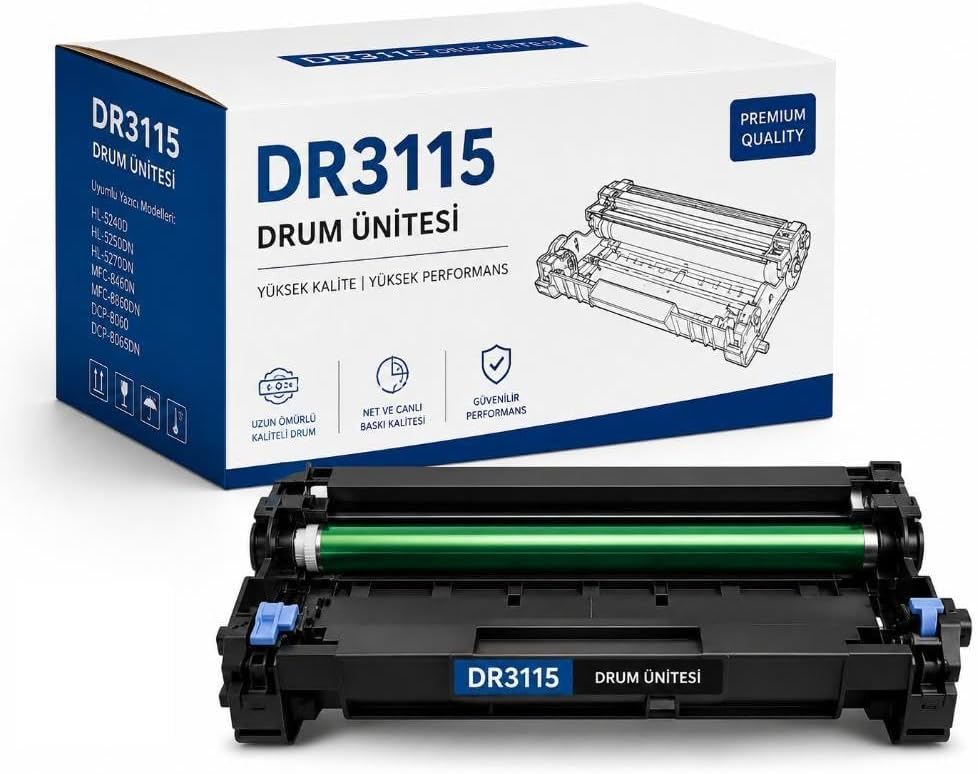 BROTHER Uyumlu DR-3115,DR-3215,DR-3280 Drum Unit (25K)