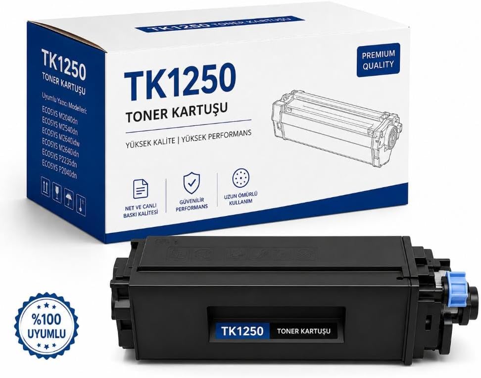 Kyocera Uyumlu TK1250 Muadil toner