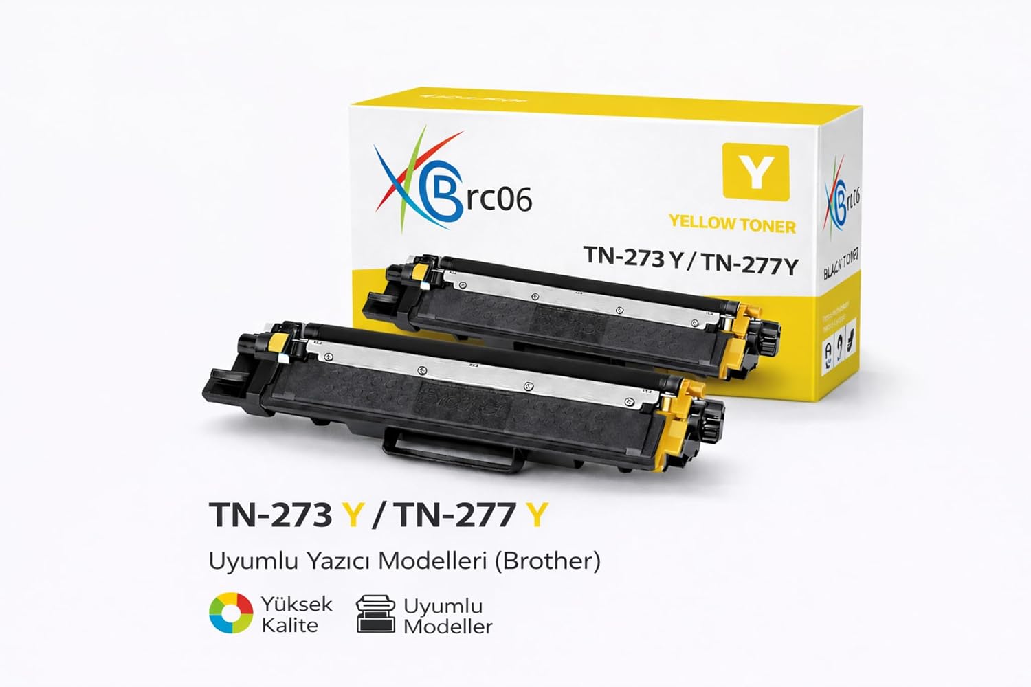 BROTHER uyumlu TN-277 Sarı Yüksek Kapasiteli Muadil Toner