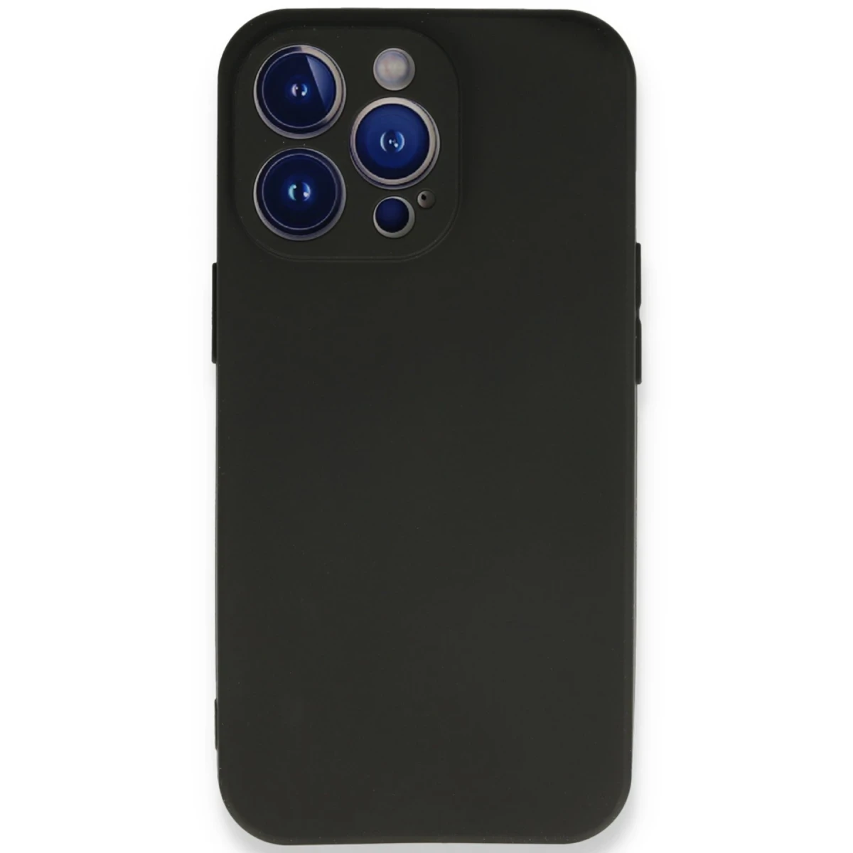 Apple iPhone 13 Pro Max Kılıf First Silikon - Siyah