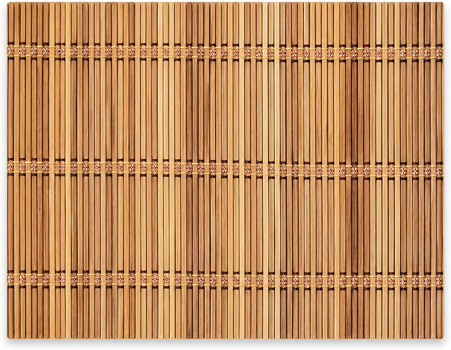 Bambu Amerikan Servis, Doğal Bambu Malzeme, 17.7 x 11.8 inç (45 x 30 cm), 3 Adet (Model 12)