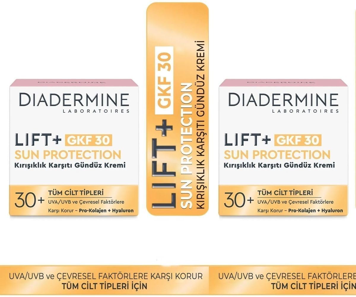 Lift+GKF30 Kırışıklık Karşıtı Gündüz Kremi 50 mlx 2adet