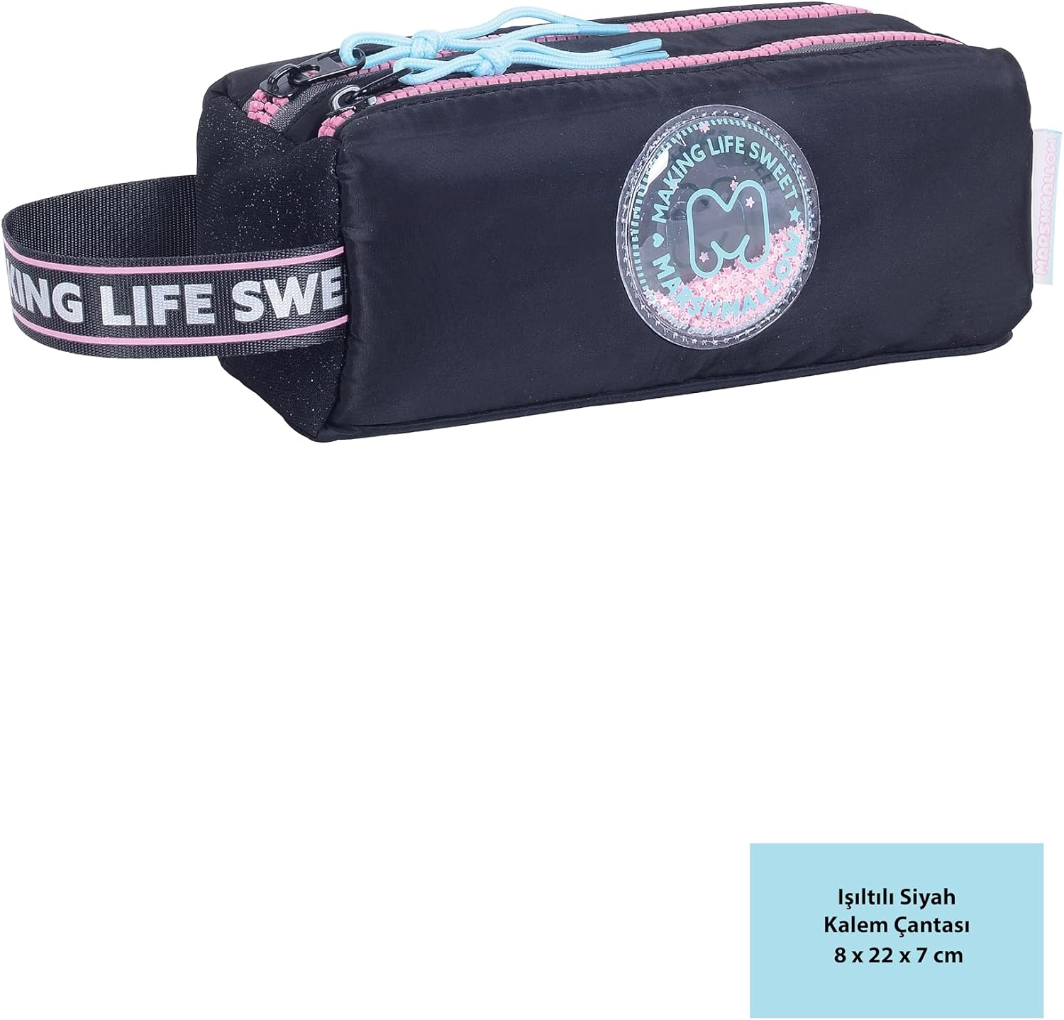 PENCIL CASE STELLAR BLACK KALEM KUTUSU