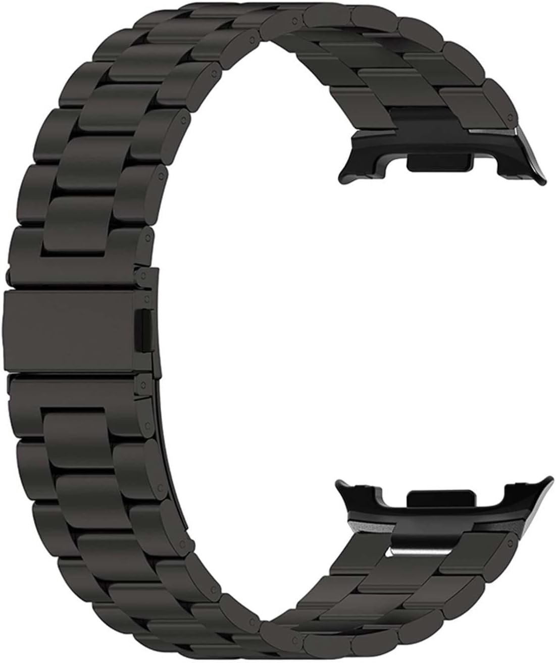Samsung Galaxy Watch 8 40mm Metal Stainless Steel için Kordon Siyah [Galaxy Watch 8 40mm ile Uyumlu Kordon - Siyah]