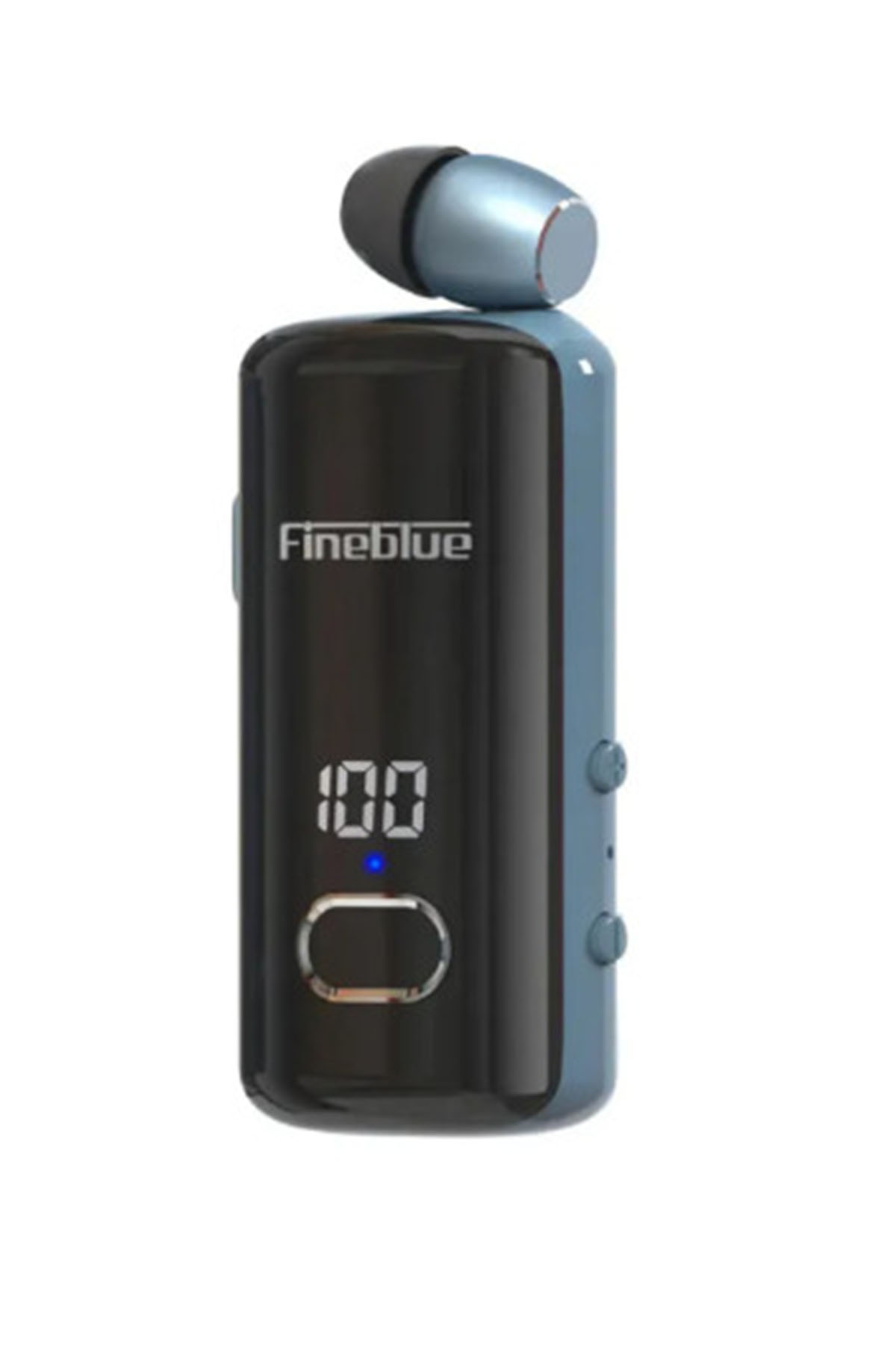 Fineblue F580 Dijital Göstergeli Makaralı Titreşimli Bluetooth Kulaklık Mavi