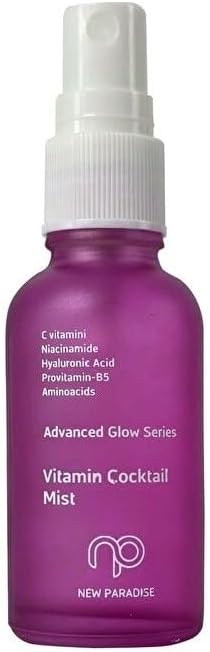 Yoğun Nemlendirici Vitamin Kokteyl Mist 30 ml Ürün Öncesi Makyaj Altı Deniz Havuz Sonrası Işıltı