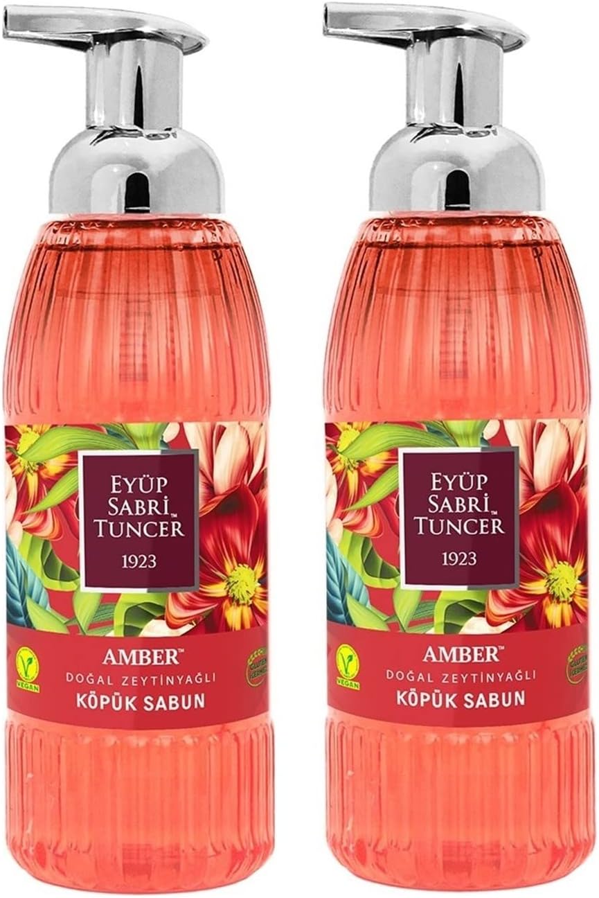 Eyüp Sabri Tuncer Zeytinyağlı Amber Köpük Sabun 500 ML x 2