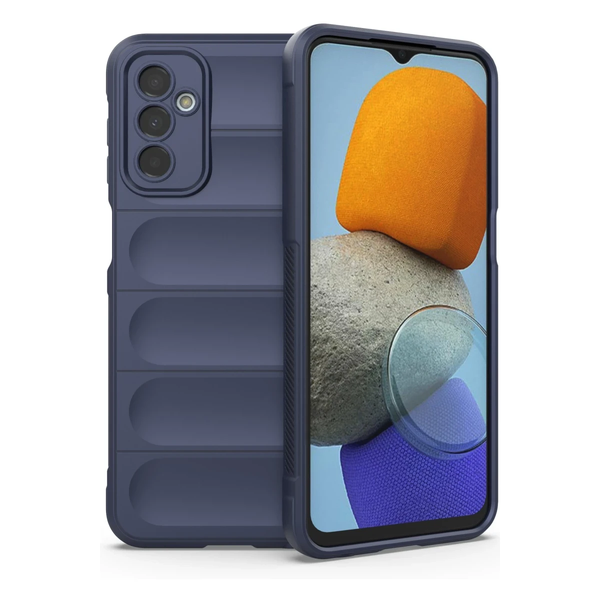 Samsung Galaxy M23 Kılıf Optimum Silikon - Lacivert
