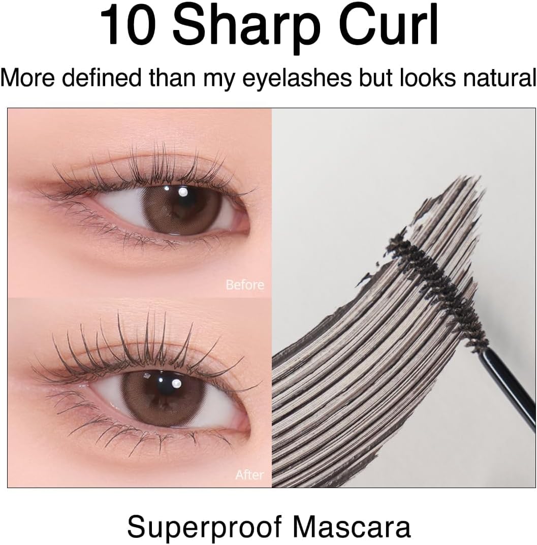 Kalıcı, Kirpikleri Dipten Uca Kıvıran Maskara Kill Lash Superproof Mascara (010 Sharp Curl)