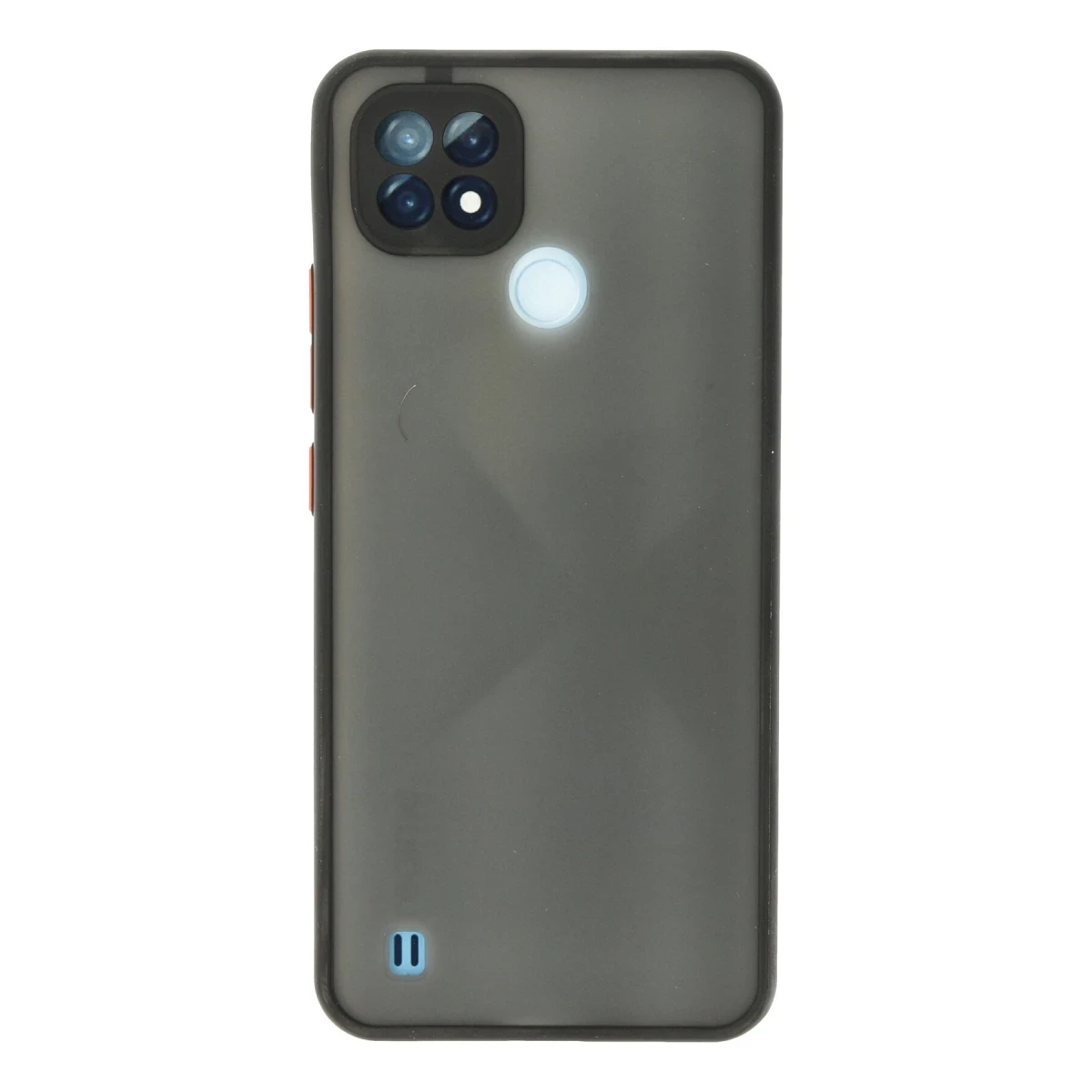 Realme C21 Kılıf Montreal Silikon Kapak - Siyah
