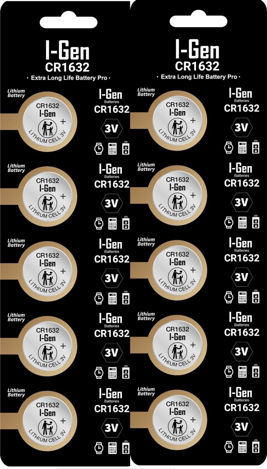 Cr1632 Pil Lityum Düğme Pil 3V 1632 (10'lu Paket)