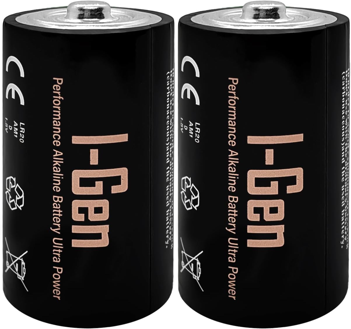 Batteries LR20 Ultra Alkalin D Boy Pil 1.5V Büyük Boy Pil (2, 2'li Paket)