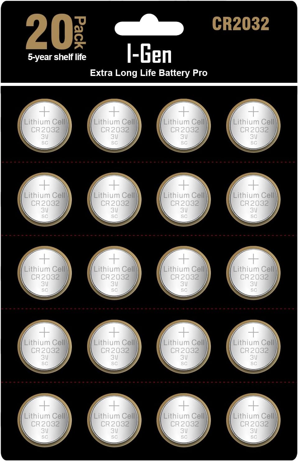 CR2032 Pil Tartı, Baskül, Şeker Ölçüm Cihazı Pili Lityum Düğme Pil 3V 2032 (20 Adet CR2032 Pil)