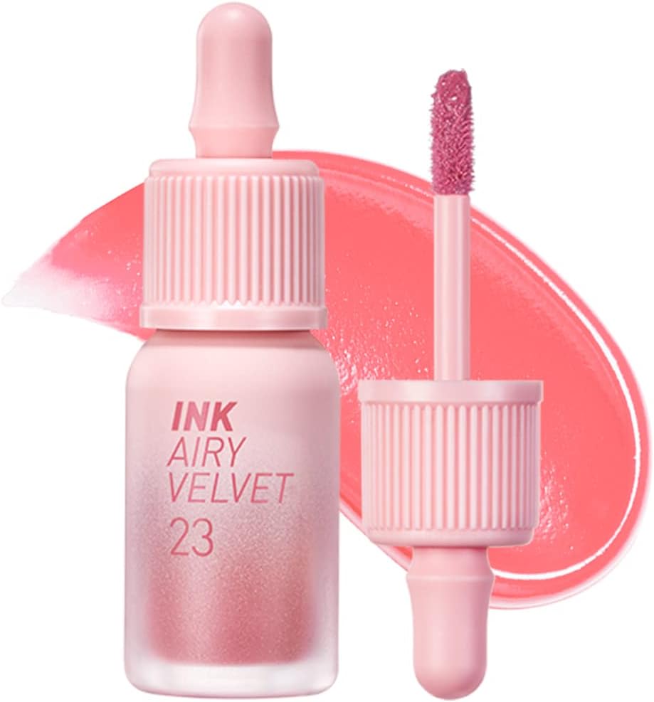 Uzun Süre Kalıcı Hafif Formüllü, Kadife Bitişli Tint Ink Airy Velvet(23 In The Peachlight)