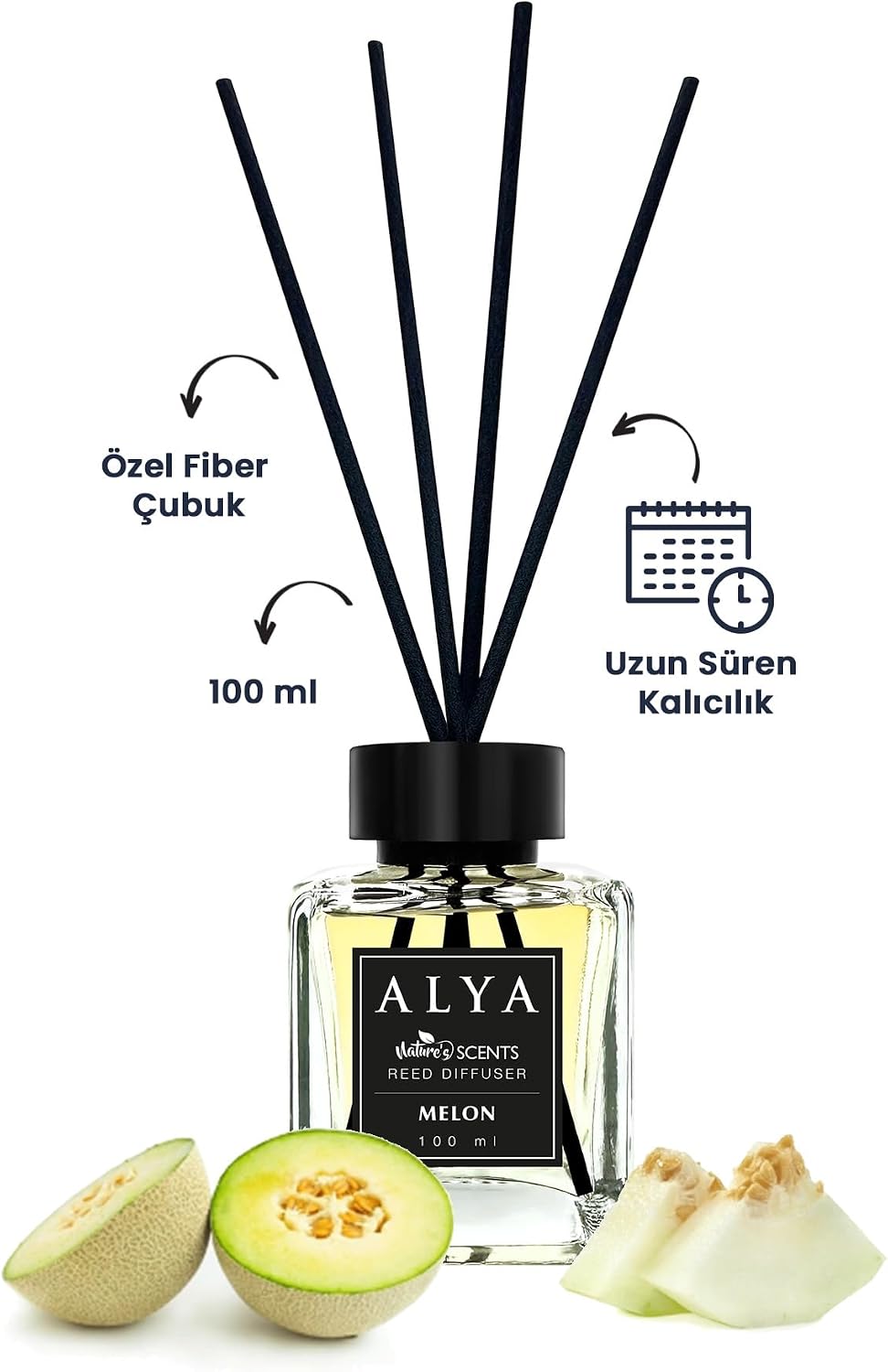 Nature's Scents Melon Bambu Çubuklu Oda Kokusu- Kavun Kokusu