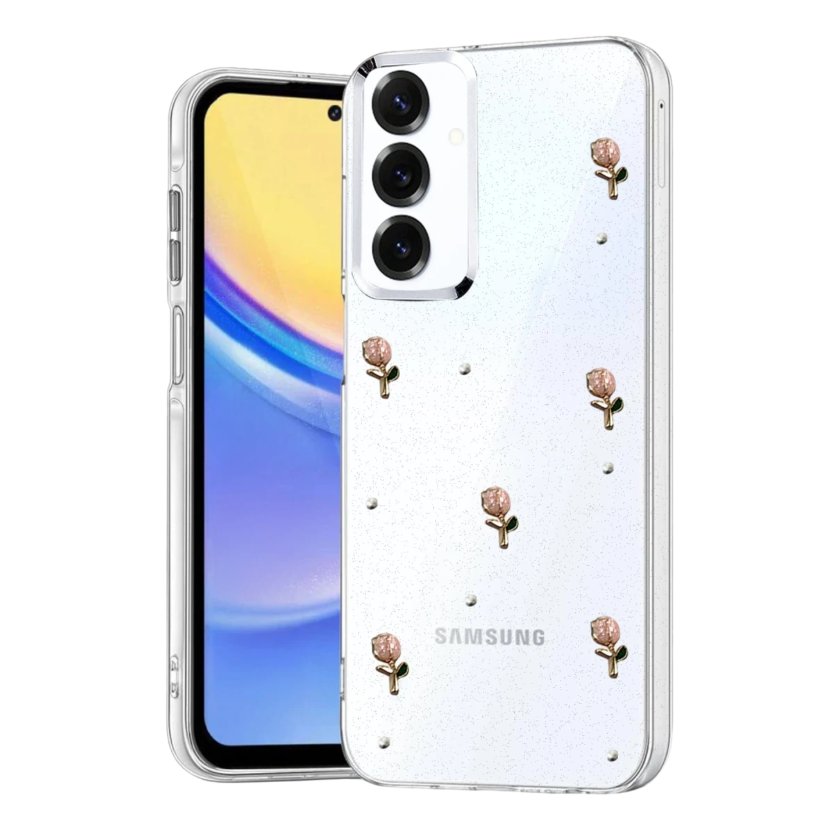 Samsung Galaxy S25 Fiyonk Desenli Kapak - Desen 6