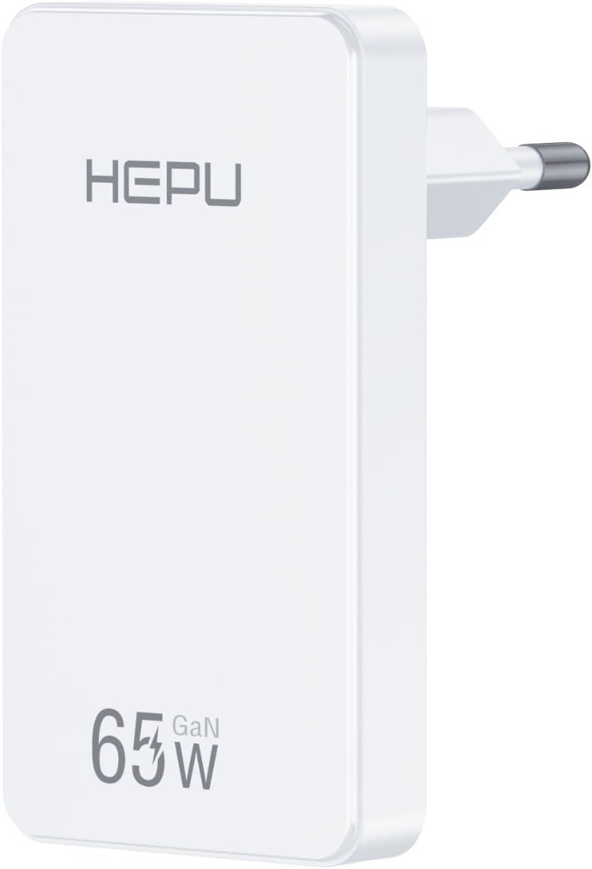 HP-C36 65 Watt GaN Şarj Adaptörü 100 Cm Kablo 2-Port Fast Charger Hızlı Şarj Seti Type-C Kablo Dahildir Quick Charge 3.0