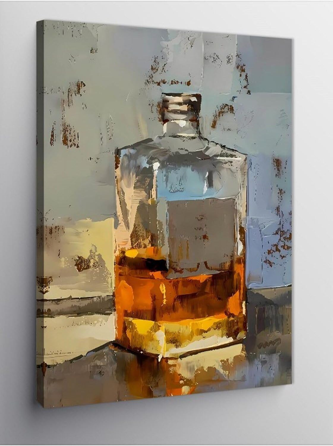 Kanvas Tablo Viski Şişesi 100 X 140 Cnvsdkey-117244-100-140