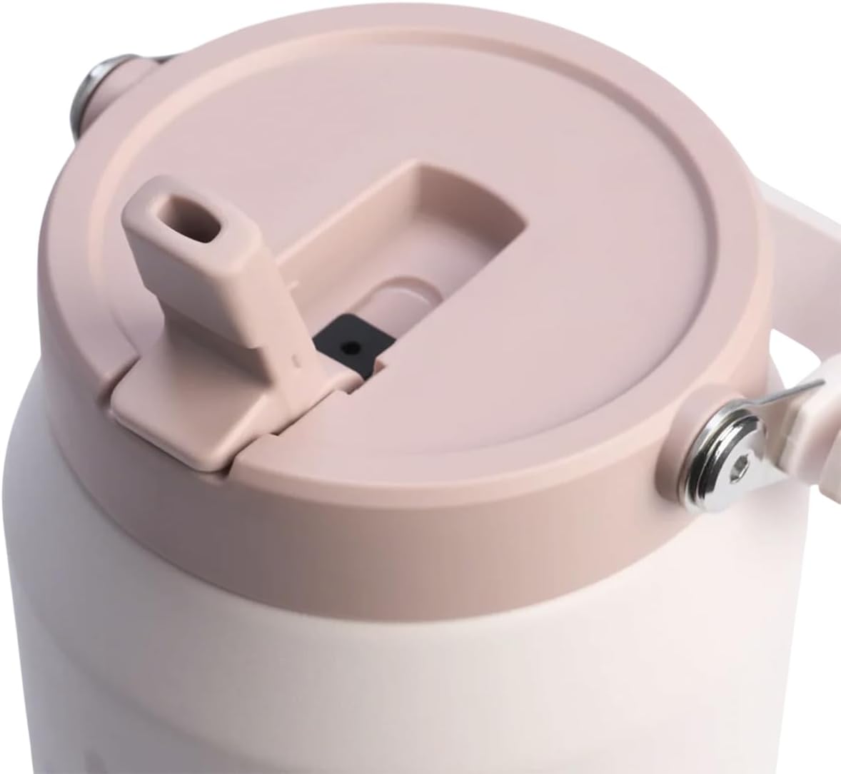 Ice Flow Flip Straw Jug Termos, 1.90 L, Gül Kuvarsı
