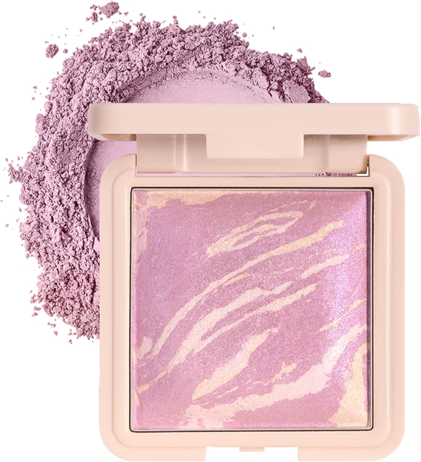 Cosmetics Marble Baked Blusher Fırınlanmış Allık - 02 Lavender