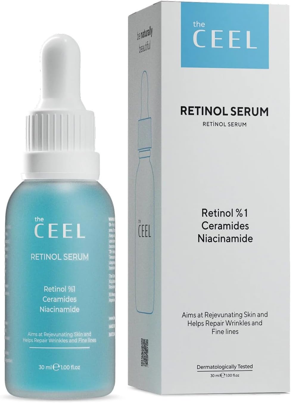 Retinol Yüz Serumu 30 ml - A Vitamini ve Hyaluronik Asit