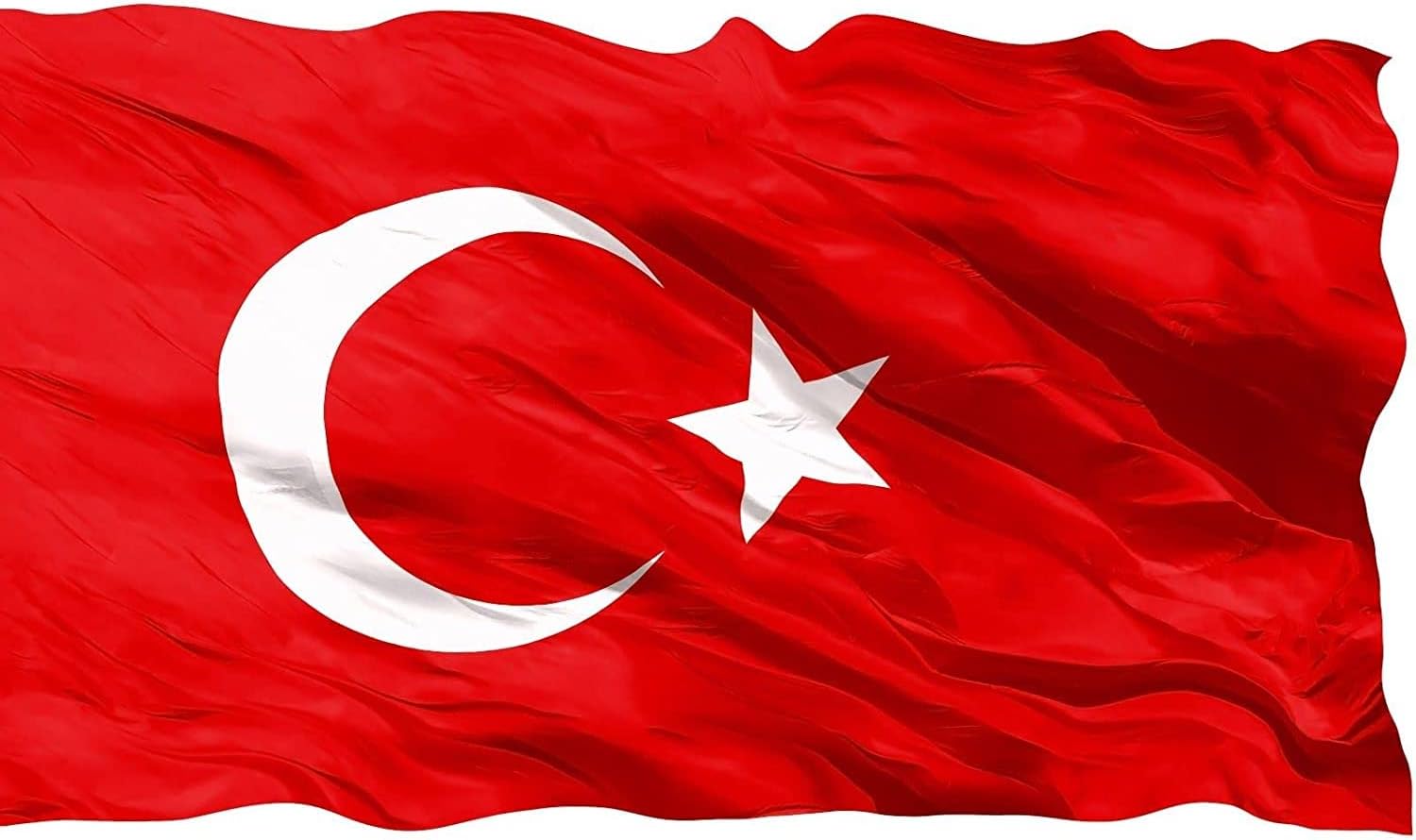 Türk Bayrağı - Tüm Ölçüler Mevcuttur / 1. Kalite Yırtılmaya, Güneş Işınlarına, Yağmura, Rüzgara ve Yıpranmaya Karşı Yüksek Dayanımlı Özel Örgü Bayrak (Bina Cephesi ve Gönder İçin Uygun) (30X45)