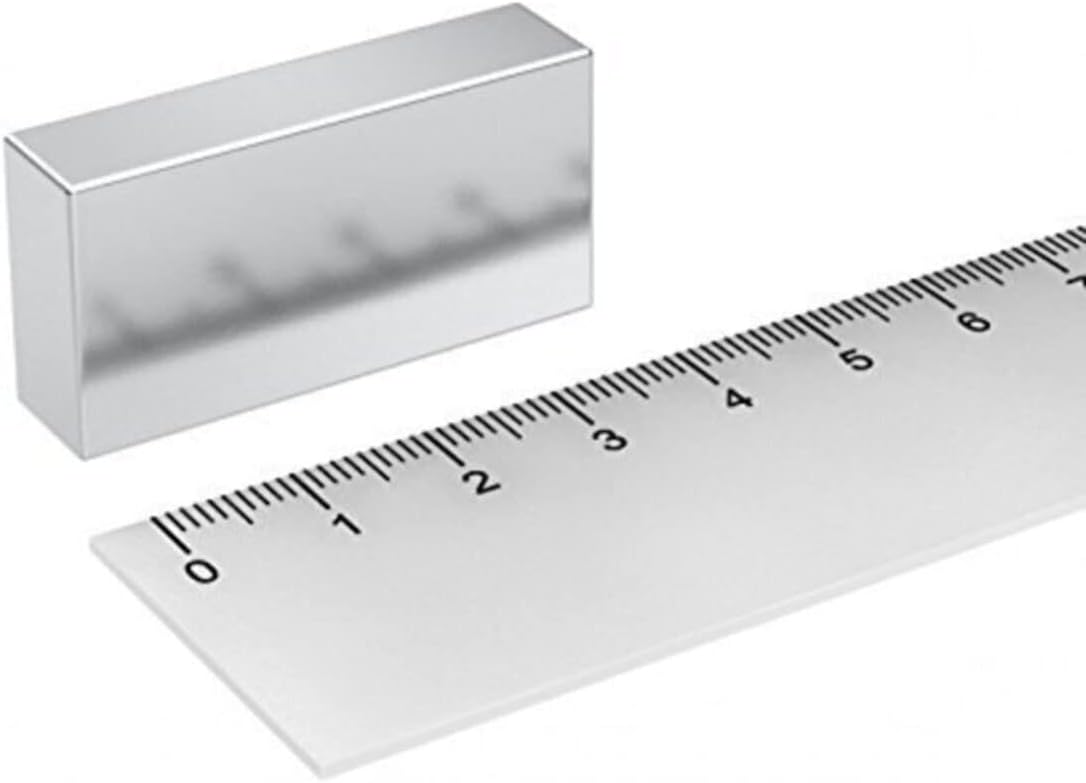 Neodyum Mıknatıs 40x20x10 mm - 1 adet Çok Güçlü Çekim