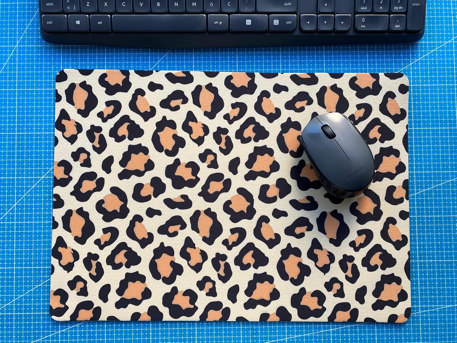 Leopar Desenli 28x40 cm Mouse Pad