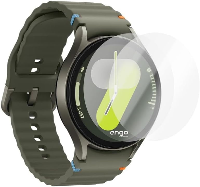 Samsung Galaxy Watch 7 44mm İle Uyumlu Ekran Koruyucu, Tam Kaplayan Akıllı Saat Koruması, Çizilmeye Dayanıklı Tpu Koruma 2 Adet, Hd Şeffaf