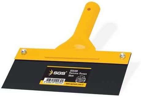 SGS Kazıma Raspası, Profesyonel El Aleti, 30 cm, Model SGS408, Siyah ve Sarı