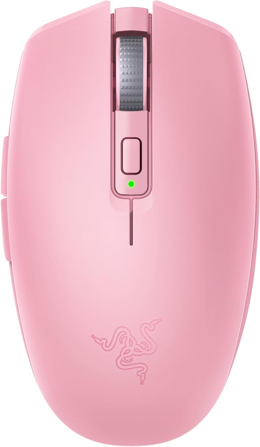 Orochi V2-950 Saate Kadar Pil Ömrüne Sahip Mobil Kablosuz Oyun Mouse'u (Ultra Hafif Tasarım, HyperSpeed Kablosuz ve Bluetooth, 2. Nesil Mekanik Mouse Anahtarları) Pembe