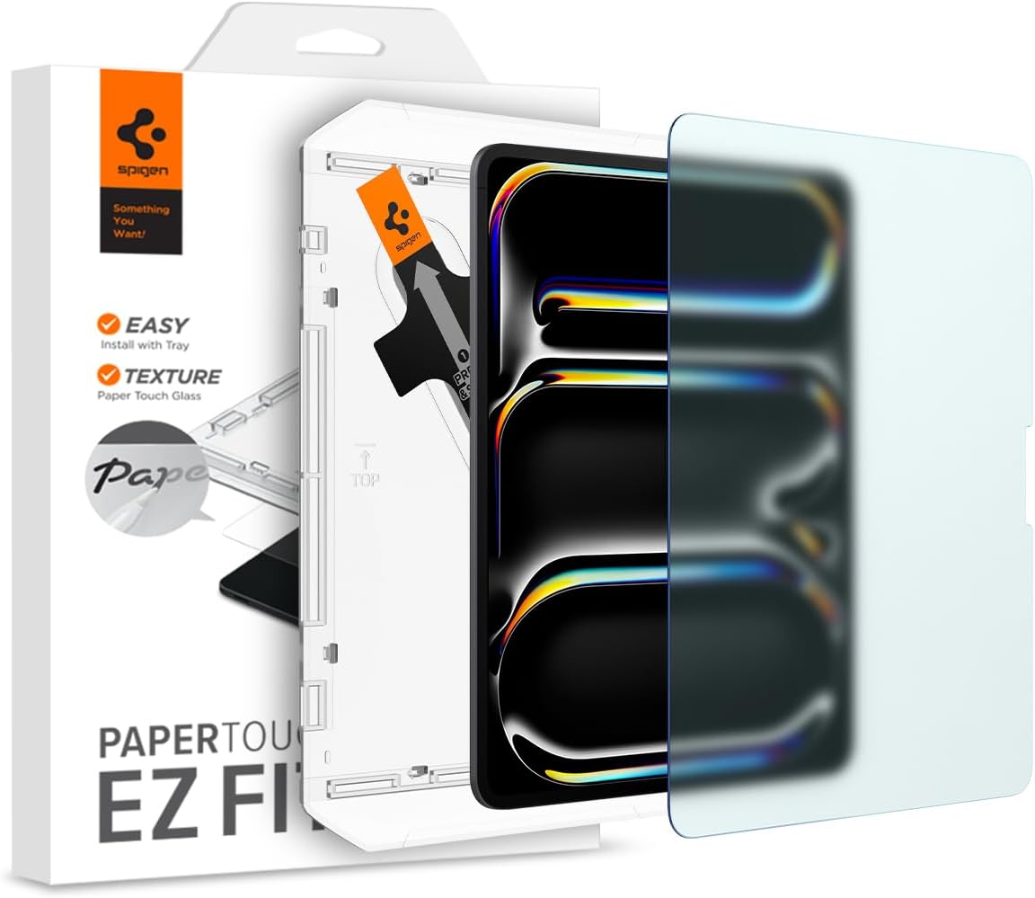 iPad Pro 13" (2025/2024) ile Uyumlu Defter Kağıt Hissiyatlı Ekran Koruyucu Paper Touch Pro EZ Fit - AGL07794