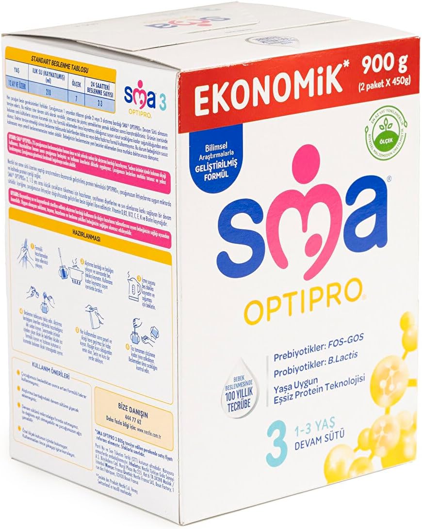 Optipro 3 (1-3 Yaş) Devam Sütü 900 gr