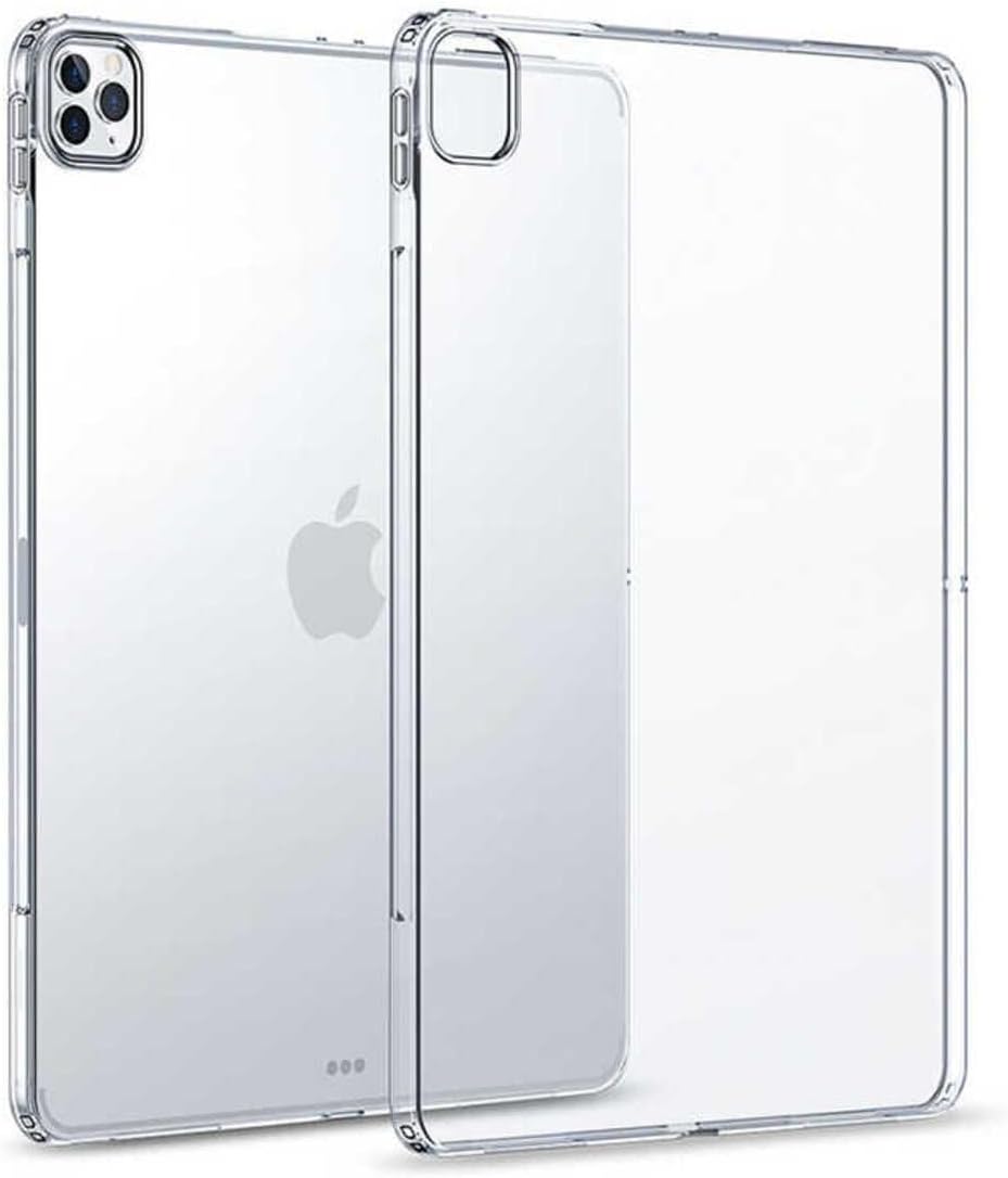 iPad Pro 12.9 Pro 2020 (4.Nesil), ile Uyumlu Zore Tablet Süper Silikon Kapak, Renksiz