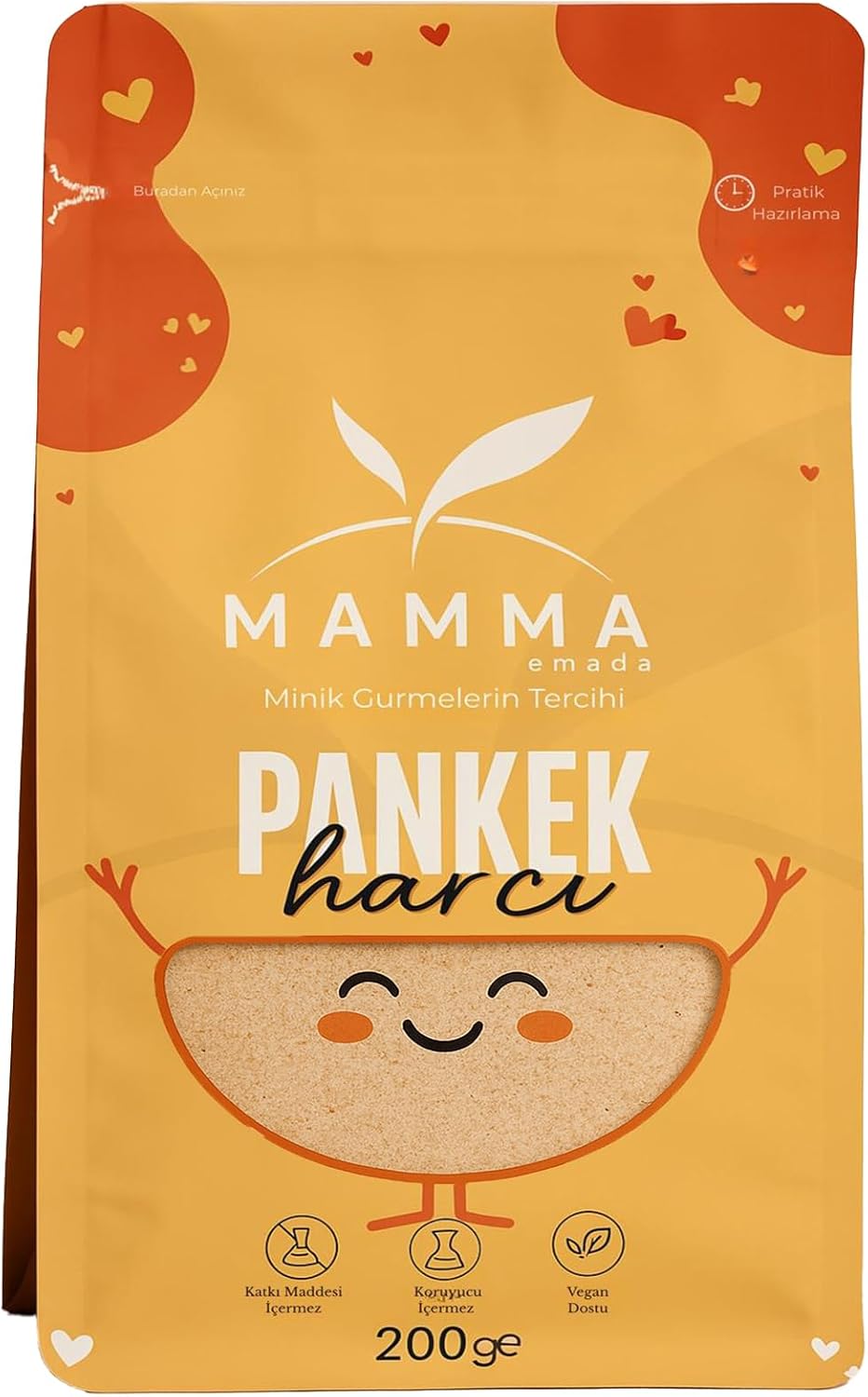 Menekşe Unlu Pancarlı Pankek (+7ay)