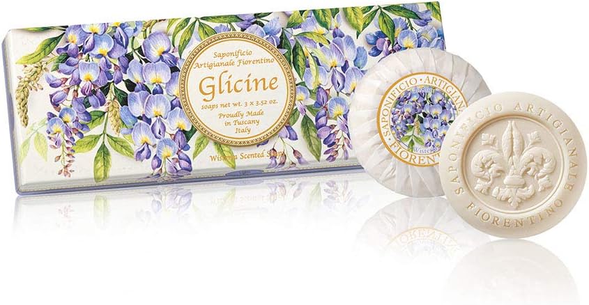 Saponificio Artigianale Fiorentino Sabun 3x100 Gr - Wisteria