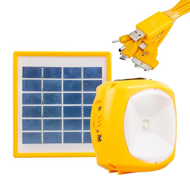 Şarjlı Solar Aydınlatma Seti Tek Panelli