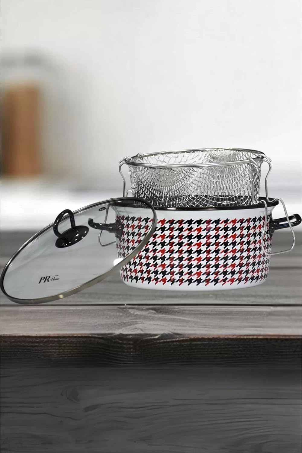 Forte Black Emaye Kızartma Tenceresi 22 cm