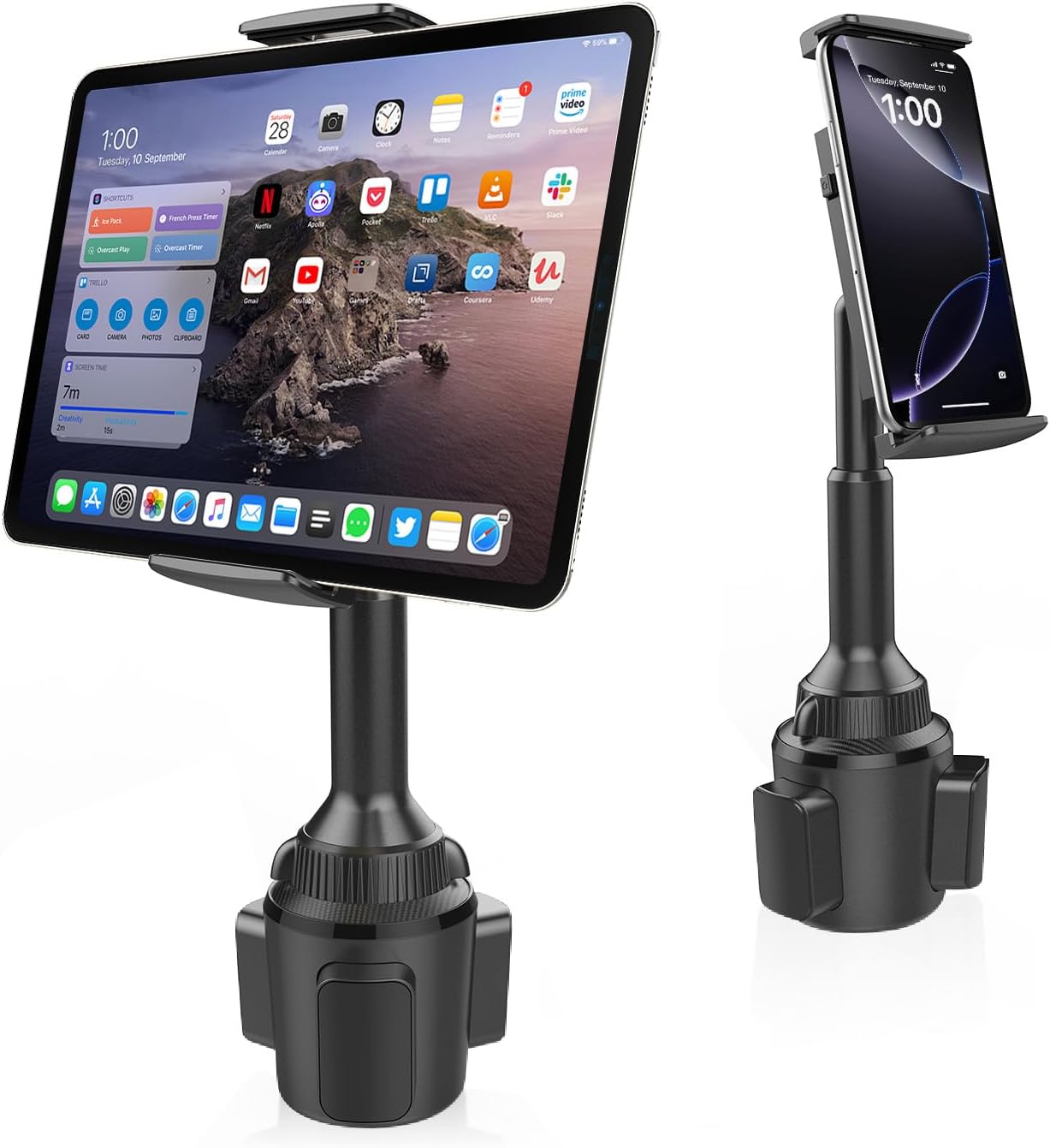 Tepsi telefon bardak tutucu, araba telefonu, tablet bardak tutucu