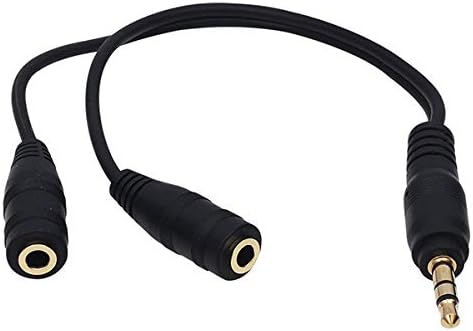 PARCBENY 14021 4822 KULAKLIK ÇOKLAYICI 3.5 MM ERKEK/2 STEREO DİŞİ 20 CM Y KABLO