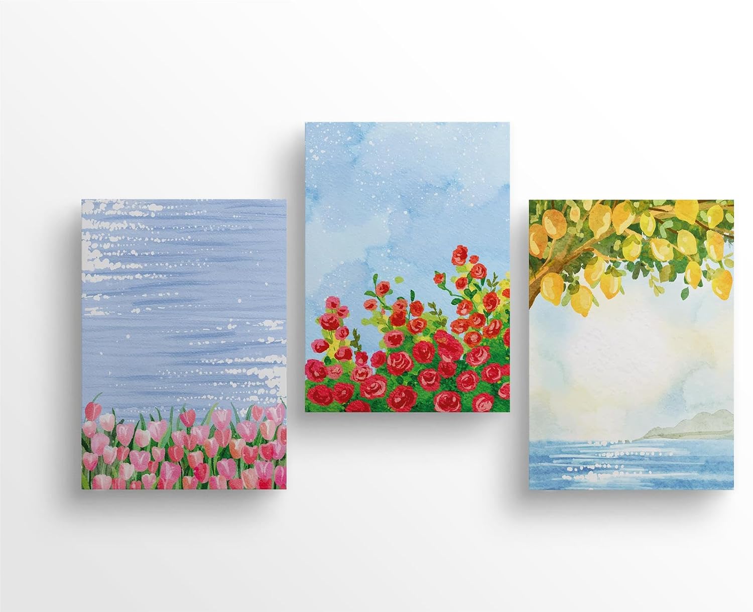 Mavi - 3'lü Defter Seti, 14x21cm, A5, Çizgili