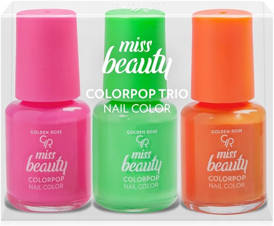 Miss Beauty Colorpop Trio Nail Colors Oje (1 x 3 Adet)