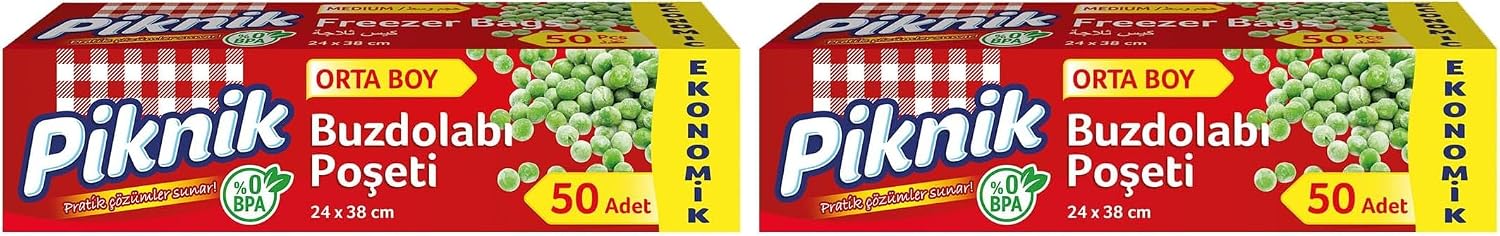 Buzdolabı Poşeti Ort Eko, 50'Li 2li paket